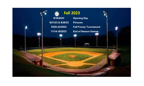 Fall 2023 Schedule